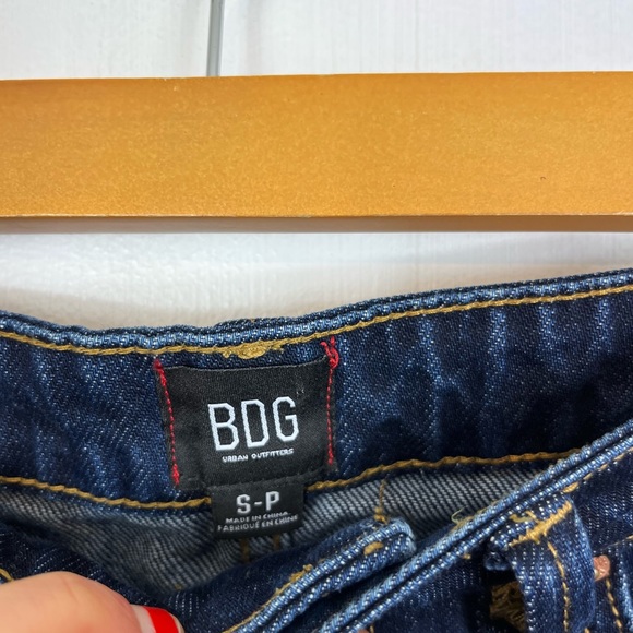 BDG Asymmetrical Denim Mini Skirt Sz S - Picture 6 of 10